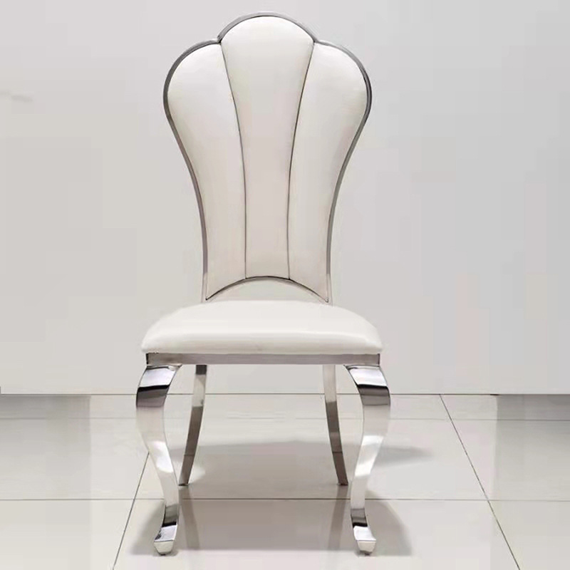 أثاث الفندق الصيني الحديث Highback ارتفع الذهب في الهواء الطلق مأدبة الطعام مطعم الحدث الفولاذ المقاوم للصدأ كرسي الزفاف